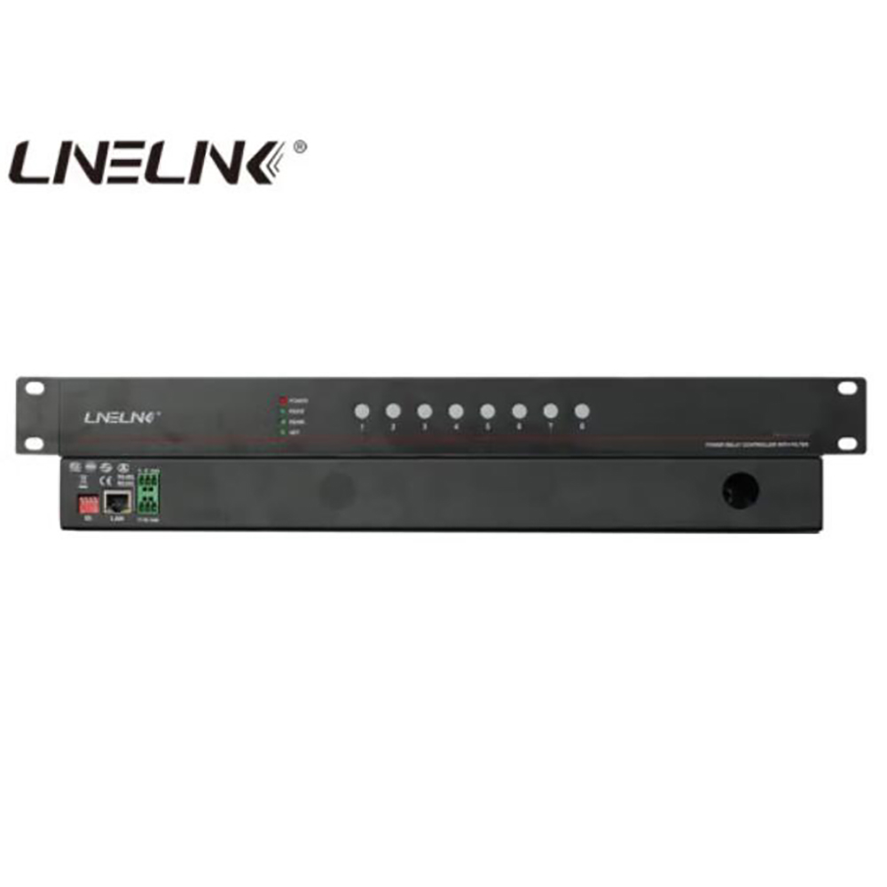 LineLink EXB REL8 High-voltage power controller relay, single channel 20A conference room audio/lighting/electric curtains/projection screen